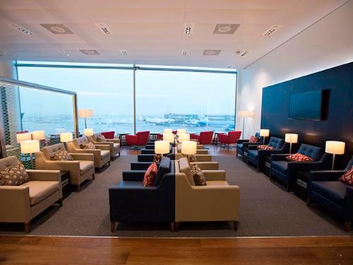 British Airways Lounge At Schiphol Airport
