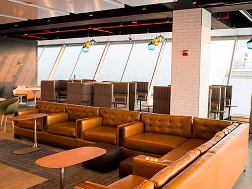 Alaska Lounge, JFK International, New  York, USA